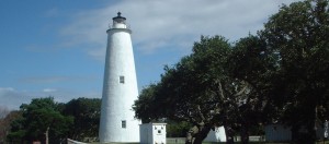 Ocracoke Lighthouse, Ocracoke Island, Outer Banks of NC