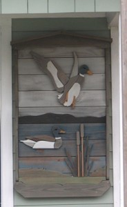 Wood Duck Craft on Home in Village