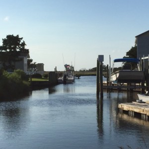 Old Hatteras Village canal