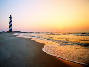 Cape Hatteras Lighthouse at the Outer Banks of NC